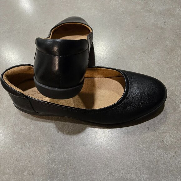 NATURALIZER  Dream Pairs Women's Leather Upper Ballet Flats - Black - Size 7.5M - Picture 13 of 15